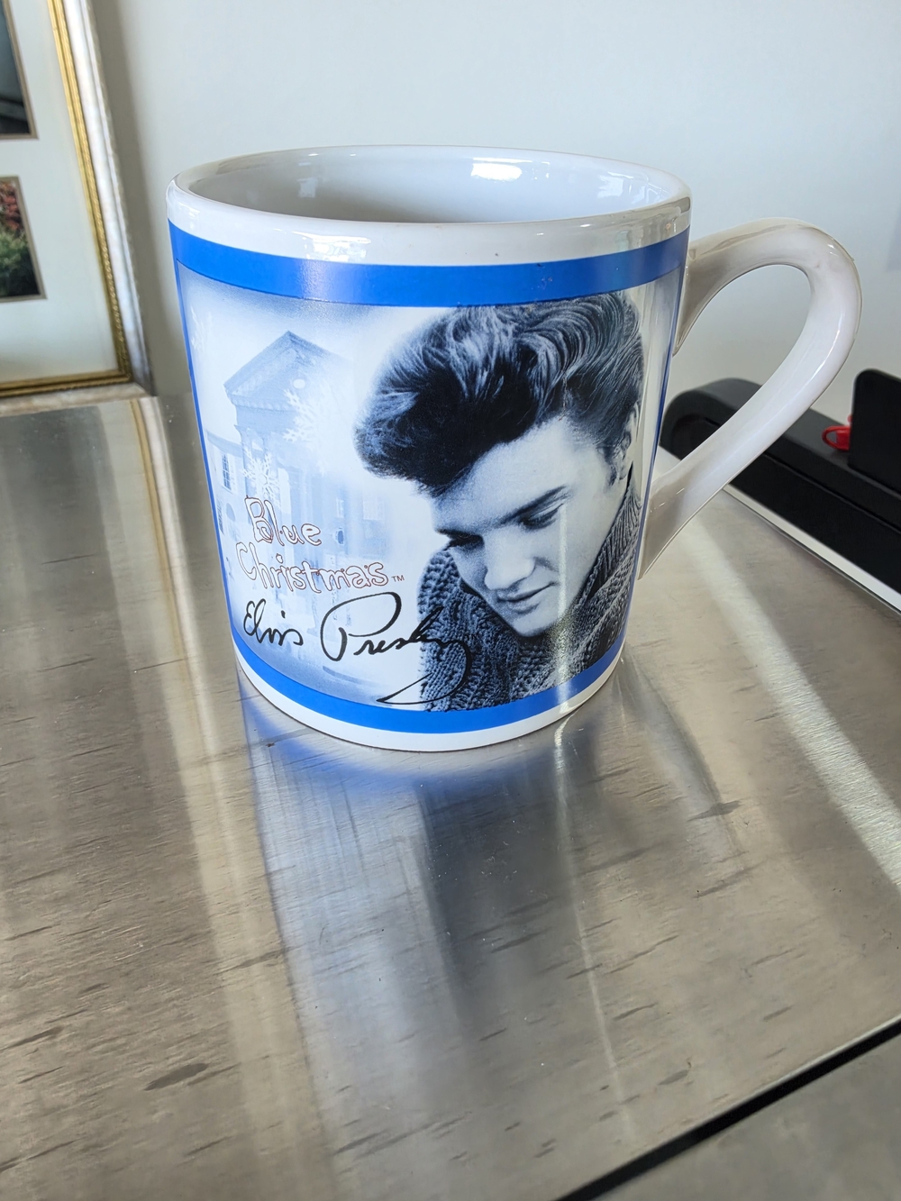 ELVIS PRESLEY Blue Christmas MUG